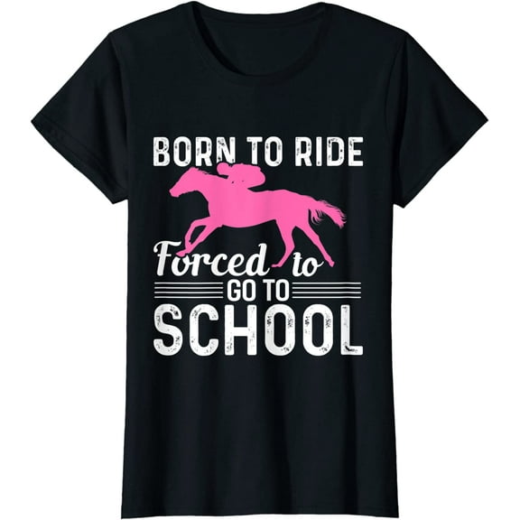 Horseback Riding Girl Funny Horse Girl T-Shirt