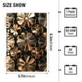 thumbnail image 2 of FORMRS 1-Subject Spiral Notebook 8" x 5" College Ruled 60 Refillable Sheet A5 Hard Cover, 2 Pack, Metallic Flower, 2 of 7
