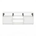 thumbnail image 5 of HomeStock Zen Zone Tv Stand For Tv Up To 70 Inch, Solid White/Black, 5 of 6