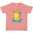 thumbnail image 3 of Inktastic Quack Quack Cute Duckling with Flowers Boys or Girls Toddler T-Shirt, 3 of 5