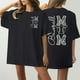 thumbnail image 1 of Fiudx Ofertas Flash Artículos En Oferta Camiseta de Manga Corta con Cuello Redondo y Estampado Informal con Estampado Frontal y Trasero de Béisbol para Mujer, 1 of 5