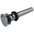 thumbnail image 5 of Kingston Brass EV6001WT Fauceture 22 Gauge Push Pop-Up Drain with Overflow, Polished Chrome & White, 5 of 9