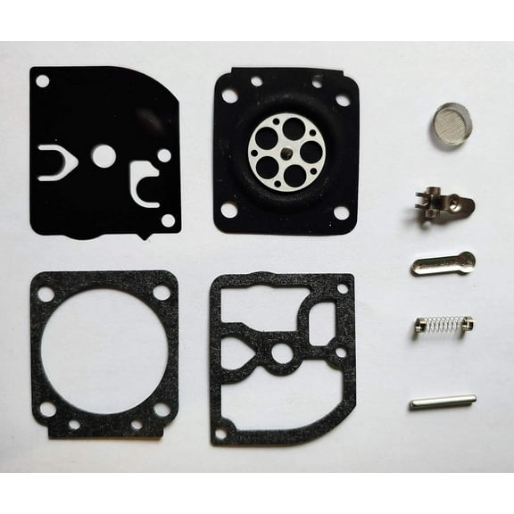Carburetor Carb Repair Rebuild Kit for Zama C1S-E1 & C1S-E2 Carburetors Replaces Echo 12530008360 and Zama RB-124