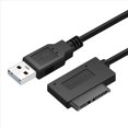 thumbnail image 2 of 5X Adaptador USB PC 6P + 7P CD DVD Rom una USB 2.0 Convertidor Slimline 13 Pin Drive Cable para PC Laptop Notebook, 2 of 6