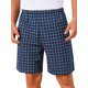 thumbnail image 1 of Pantalones cortos de pijama de cuadros casuales de verano para hombres con cintura elástica Inspire Chic 34 Azul, 1 of 6