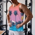 thumbnail image 5 of Picia Beach with Palm Trees Printed Men’s Performance Tank, Men's Workout Tank Top Moisture-Wicking Tank Top Muscle tee, Breathable Workout Shirt-4X-Large, 5 of 7