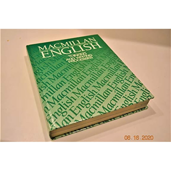 Pre-Owned Macmillan English 9: Thinking And Writing Processes, 9780022425302, 0022425306, Hardcover,