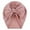 J, variant on Daznico Baby Girls Knit Beanie with Bow, Solid Color Headband Hat for Toddler Photo