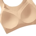 thumbnail image 5 of Liuchenyi Hot Sales Underoutfit Bras for Women Jelly Bras for Women No Underwire Comfort Wireless Push Up Bras Seamless Scalloped Lift Everyday Bralettes Khaki, 5 of 5