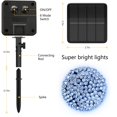 thumbnail image 4 of Guirnalda de luces solares Flechllary 24 m 200 LED a prueba de agua, 4 of 4