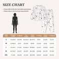 thumbnail image 4 of Pofeuu Cute Poodle Dog Print Womens Pajamas Set Long Sleeve Sleepwear Button Down Nightwear Soft Pj Lounge Sets Button Down Pajamas Women-Large, 4 of 7