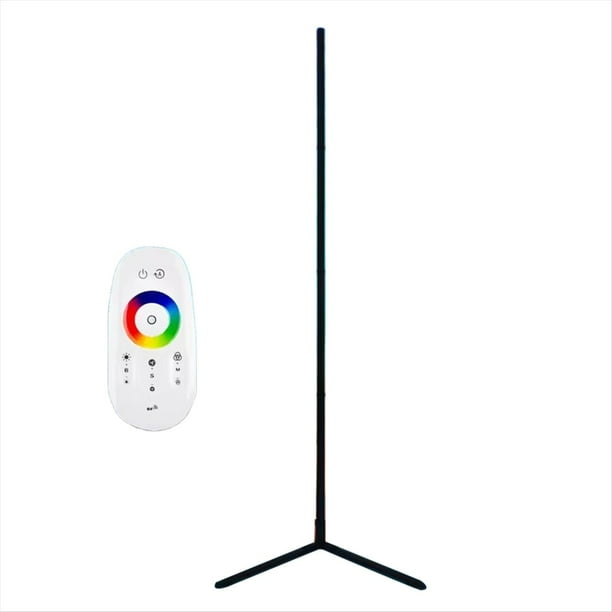Lámpara de Pie Inteligente con Control Remoto RGB, Luz de Nórdica para Sala de Juegos, Tamaño Grande, 145 cm