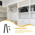 thumbnail image 4 of MasteelfCA 2pcs Drawer Slides Side Mount Rails Track Guide for Cabinets Shoe Cabinets, 4 of 8