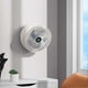 thumbnail image 3 of Hanging/Desk Fan,Home Mini Ceiling Fan,1200 mAh Battery,Foldable Save Space,3 Speeds Strong Wind,Summer Quiet Cooler for Room, 3 of 4