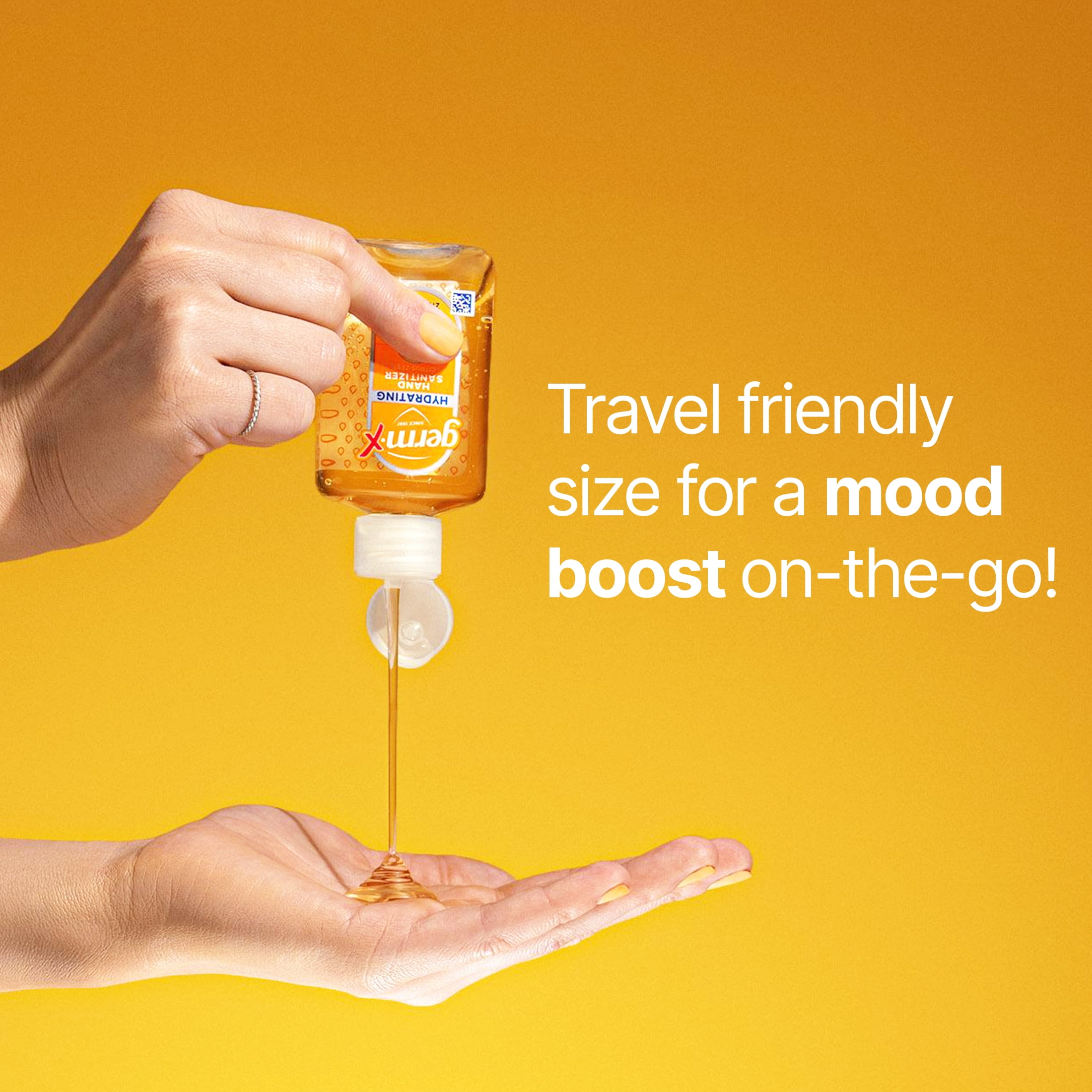 Germ-X Hydrating Hand Sanitizer Gel with Vitamin C, Citrus Zest