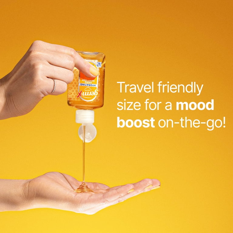 Germ-X Hydrating Hand Sanitizer Gel with Vitamin C, Citrus Zest