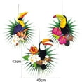 thumbnail image 6 of Farfi 1 Set Tropical Bird Pendants Nice-looking Decorative Colorful Tropical Birds Parrots Hawaiian Theme Party Ornaments for Home (Type 1), 6 of 13