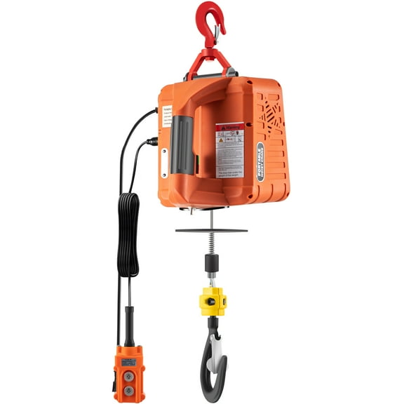 BENTISM 3-in-1 Electric Hoist Winch Portable Crane 1100lbs 25ft w/ Remote Control