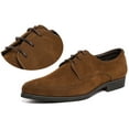 thumbnail image 4 of Santimon 2 Pairs Replace Shoe Laces Round Strings for Boots Sneakers Dress Shoes 47" Coffee, 4 of 7