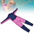 thumbnail image 4 of DEWIN Traje de baño para niños Trajes de Surf de protección UV de Manga Larga, Traje de baño de natación de Buceo de Secado rápido Transpirable, Traje de Buceo para niños(L-púrpura y Rosa), 4 of 5