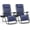 Blue, variant on Simenmax Zero Gravity Chair, Reclining Camping Lounge Chair for Indoor, Reclining Patio Chairs with Cup Holder Trays and Removable Cushion, Folding Recliner for Outdoor,Gray