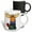Multicolor, variant on 3drose, Funny Cute Moose Drinking Coffee Wearing Colorful Sweater, 11oz Two-tone Black Mug