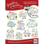 Stitcher's Revolution Camping Adventures Iron-on Transfer Pattern for Embroidery