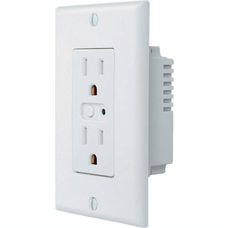 GoControl In-Wall Single Smart Outlet, 300 Series, Hub Required