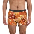 thumbnail image 2 of Goofa Hippie Flower Printed Men's Boxer Briefs Underwear, Moisture-Wicking Underwear, Trunk,Soft and Breathable Cotton Underwear-XX-Large, 2 of 9