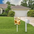 thumbnail image 5 of Eveokoki Hello Sunshine Summer Garden Yard Sign 7×8.8 Inch Aluminum Grass Lawn Sign With Stake for Outside Sunflower Seasonal Holiday Decorative Yard Decoration, 5 of 6