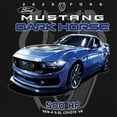 thumbnail image 4 of Camiseta para hombre Ford Mustang Dark Horse 25 para hombre, rendimiento moderno de 500 HP American Muscle Car V8 Sports Power Racing, 4 of 7