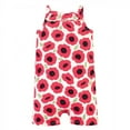 thumbnail image 4 of Touched by Nature Unisex Baby Organic Cotton Rompers, Poppy, 18-24 Months, 4 of 4