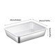 thumbnail image 3 of Xihbxyly Contenedores de Acero Inoxidable, Caja Duradera para Almacenar Alimentos, Solución Ecológica para La Conservación, Almacenamiento Multiusos Fácil de Limpiar, Ideal para Preparar Almuerzos, G, 3 of 3