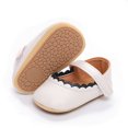 thumbnail image 2 of Yoyauz Baby Girl Mary Jane Shoes Anti Slip Rubber Sole Ballet Slippers Princess Dress Wedding Shoes Newborn Kids Shoes Toddler Shoes（0-12 Month）, 2 of 5
