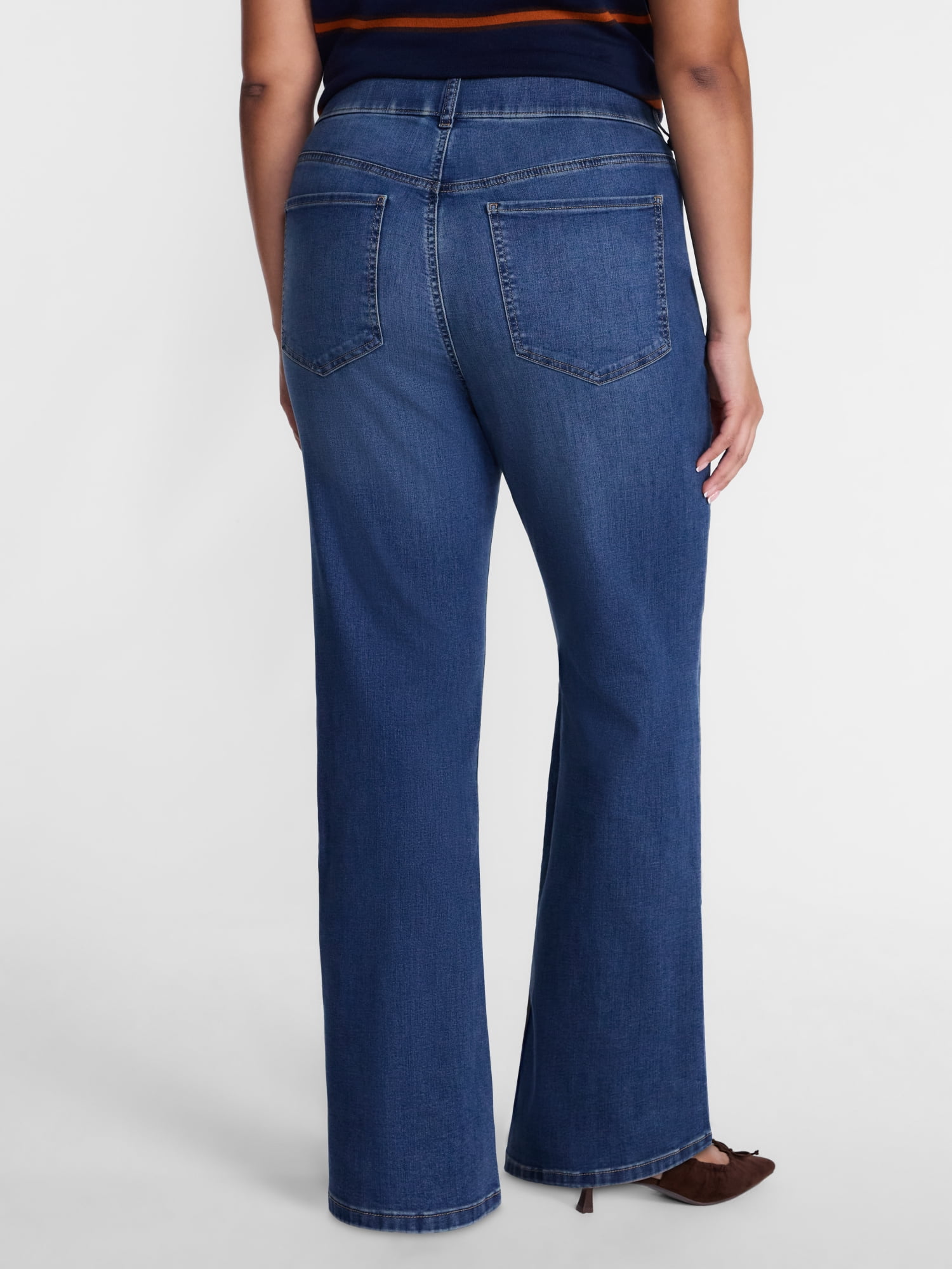 Terra & Sky Women's Plus Signature Jegging Bootcut, Sizes 0X-5X