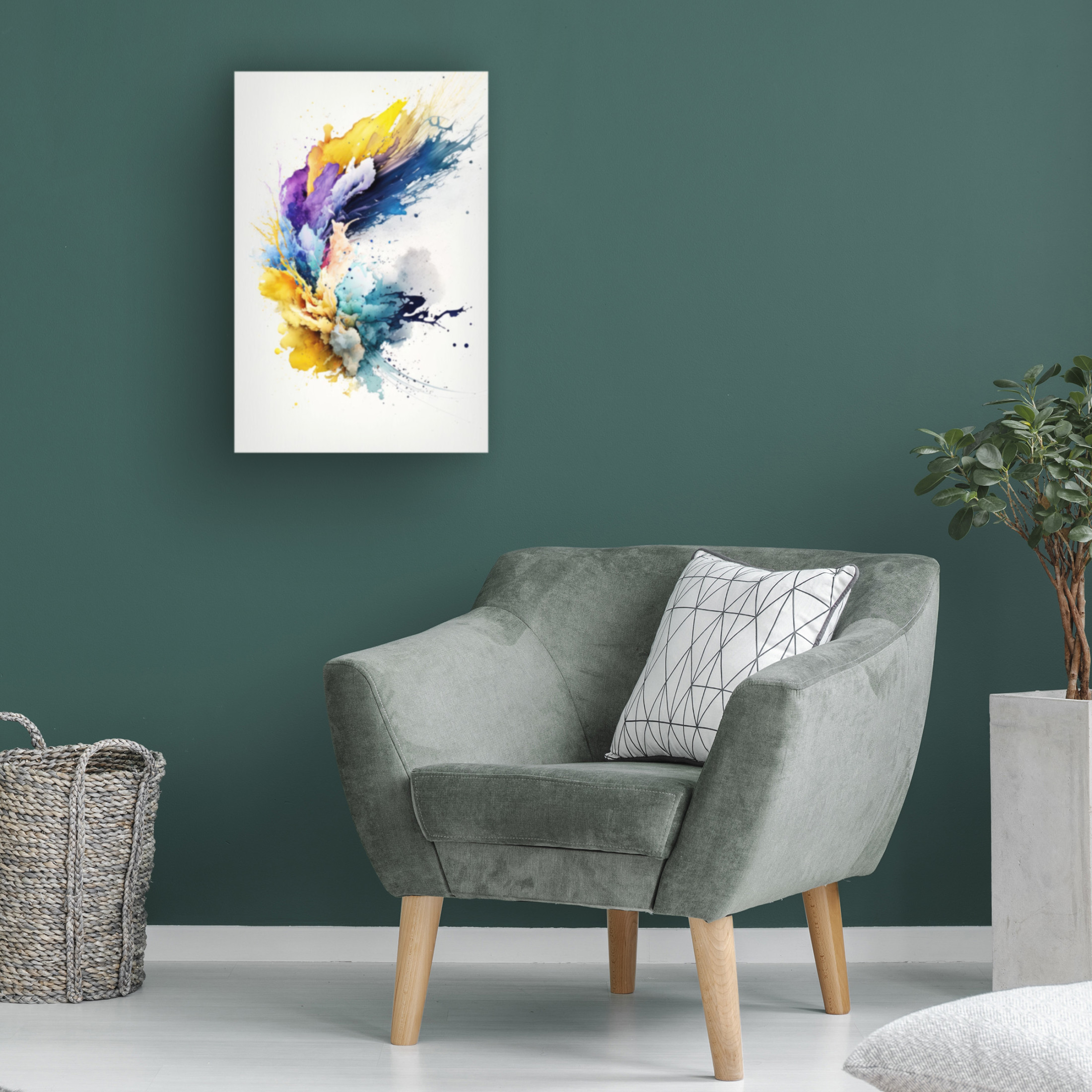 Trademark Fine Art Mauro  Mystic Fluidity Canvas Wall Art