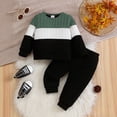 thumbnail image 2 of Linfrsh Toddler Infant Baby Boy Clothes Outfit Long Sleeve Sweatshirt Fall Winter Clothes for Toddler Baby Boy, 2 of 8