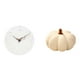 thumbnail image 1 of Reloj de pared decorativo de calabaza de Halloween, de material PP suave y de densidad media, ideal para sala de estar, dormitorio, oficina o cafeterí, 1 of 8
