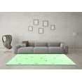 thumbnail image 3 of Ahgly Company Indoor Rectangle Solid Emerald Green Modern Area Rugs, 6' x 9', 3 of 4