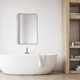 thumbnail image 7 of Nettuno 24" Rectangle Bathroom/Vanity Brushed Gold Aluminum Framed Wall Mirror, 7 of 7