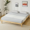 thumbnail image 4 of Zimtown 12" Solid Wood Platform Bed with Wooden Slats, King, Natural Pine, Natural Wood Color, 4 of 8