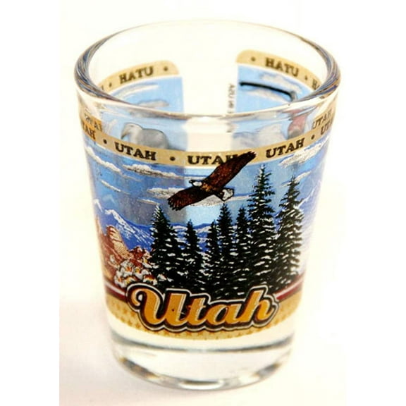 Utah State Wraparound Shot Glass