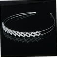 thumbnail image 3 of unbranded Elegant Silver Heart Crown Hairband Alloy Material Wedding and Party Accessory, 3 of 5