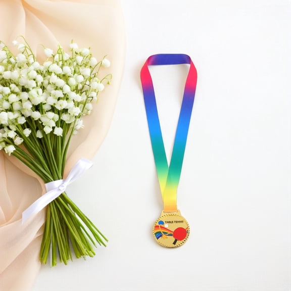 LOLIPPYY Metal Table Tennis Award Medal for Sports Competitions Pong Prize for Tournaments