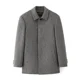 thumbnail image 5 of Abrigo de lana de doble cara de alta gama para otoño e invierno 2024, chaqueta de negocios cortavientos desmontable con forro de plumón para hombre, 5 of 5