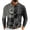 Gray #30, variant on Mens Halloween Shirt V Neck Quick-Dry Pumpkin Trendy Tops Long Sleeve Skeleton 2026 Causal Shirt Lounge Fall Winter Spooky Shirts Coffee S