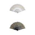 thumbnail image 1 of Bufanda de Encaje Floral Hugo 2 Piezas Abanicos Plegables Boda, 1 of 10