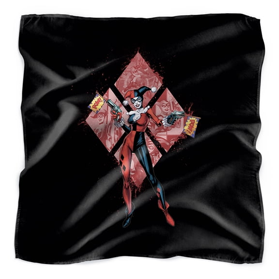 Batman Harley Quinn Bandana (21 in x 21 in)