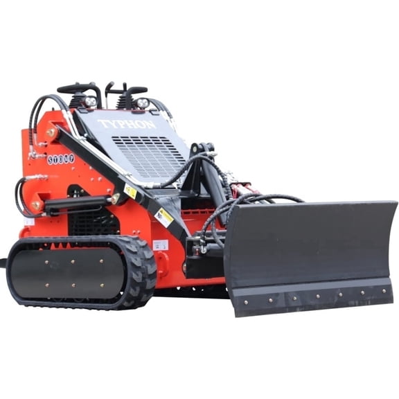 TYPHON STOMP Skid Steer Dozer Blade Attachment – Heavy-Duty Earth-Moving Tool for Grading, Leveling & Material Pushing – 1100mm Blade