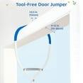 thumbnail image 6 of Slevoo Baby Jumper, Baby Doorway Jumper Bouncer for Babies 6-12 Months, with Easy to Use Clamp and Adjustable Strap, Blue, 6 of 7